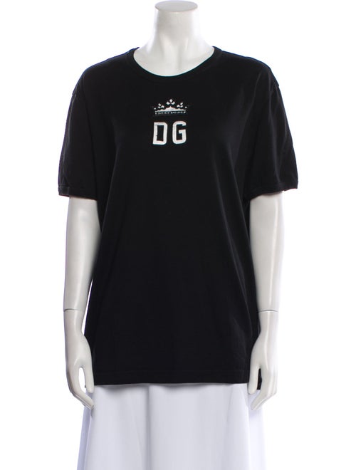Dolce & Gabbana Graphic Print Crew Neck T-Shirt