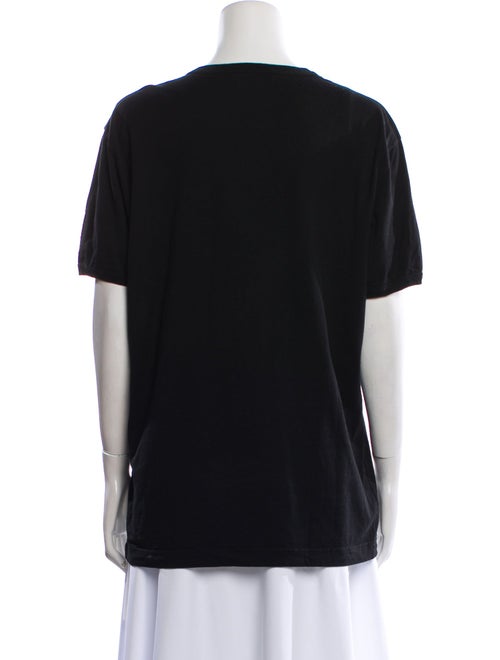 Dolce & Gabbana Graphic Print Crew Neck T-Shirt