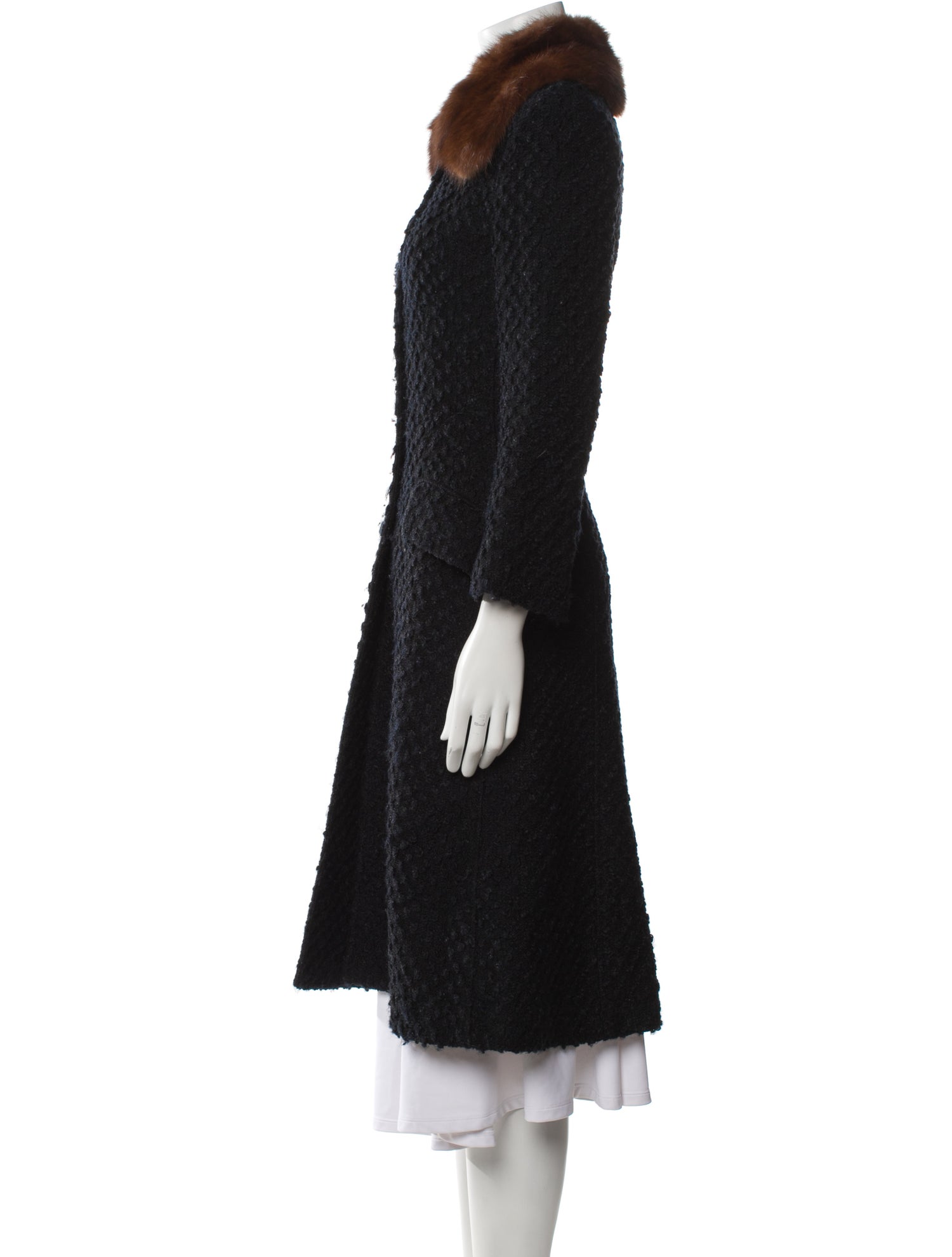 Dolce & Gabbana Vintage Printed Fur Coat