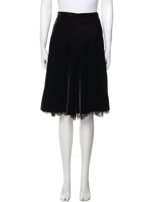 Dolce & Gabbana Lace Trim Embellishment Knee-Length Skirt