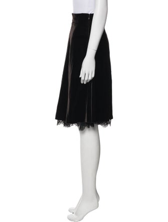 Dolce & Gabbana Lace Trim Embellishment Knee-Length Skirt