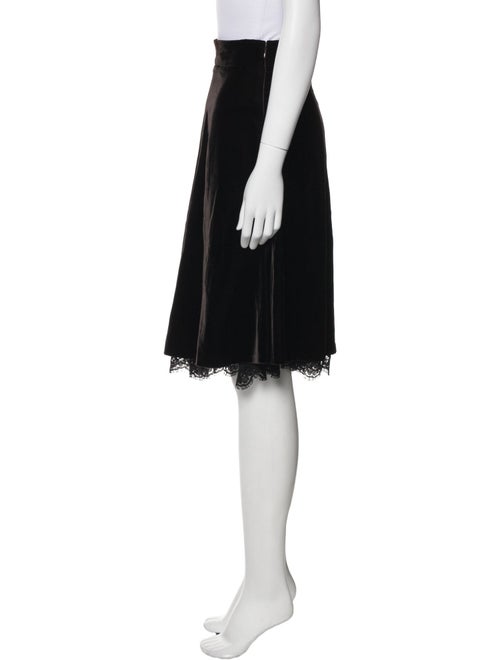 Dolce & Gabbana Lace Trim Embellishment Knee-Length Skirt