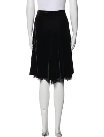 Dolce & Gabbana Lace Trim Embellishment Knee-Length Skirt