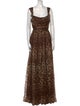 Dolce & Gabbana Silk Long Dress