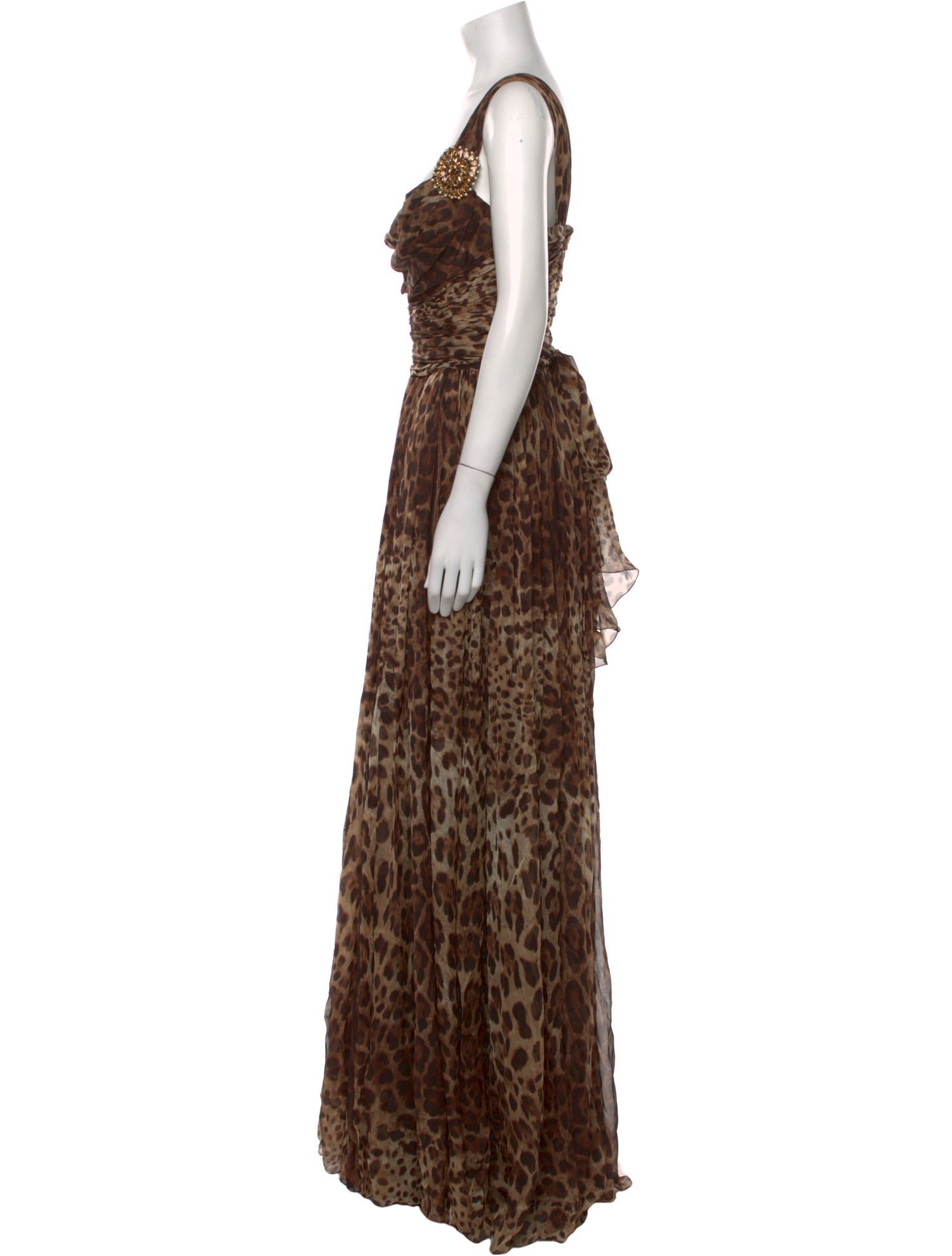 Dolce & Gabbana Silk Long Dress