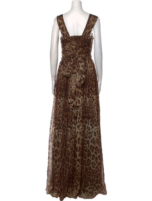 Dolce & Gabbana Silk Long Dress