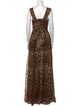 Dolce & Gabbana Silk Long Dress
