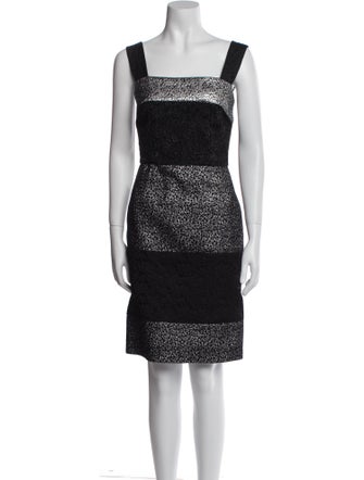 Dolce & Gabbana Lace Pattern Knee-Length Dress