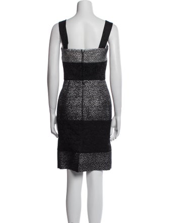 Dolce & Gabbana Lace Pattern Knee-Length Dress