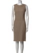 Dolce & Gabbana Crew Neck Knee-Length Dress