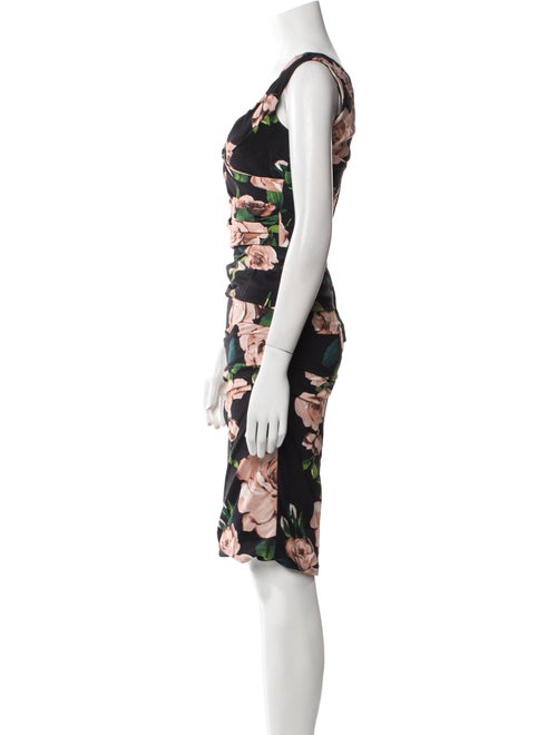 Dolce & Gabbana Floral Print Knee-Length Dress