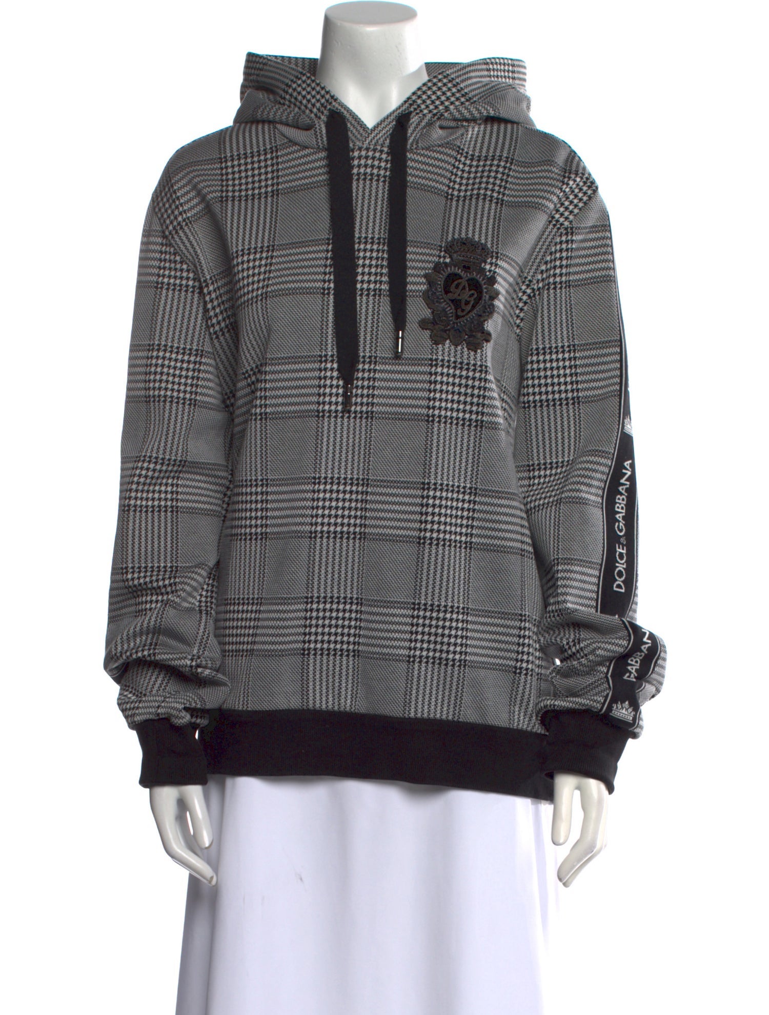 Dolce & Gabbana Mock Neck Long Sleeve Sweatshirt