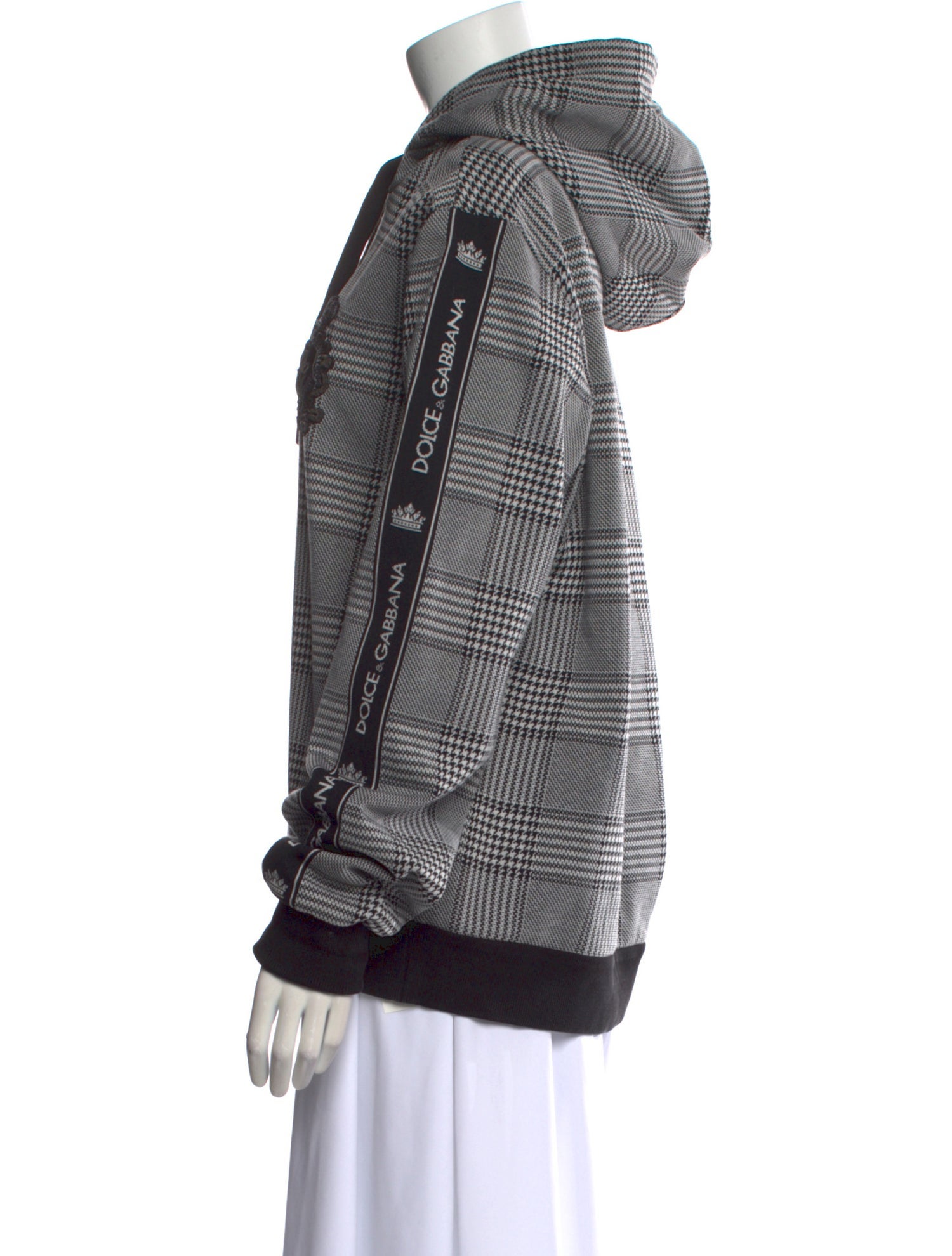 Dolce & Gabbana Mock Neck Long Sleeve Sweatshirt