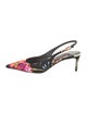Dolce & Gabbana Floral Print Slingback Pumps