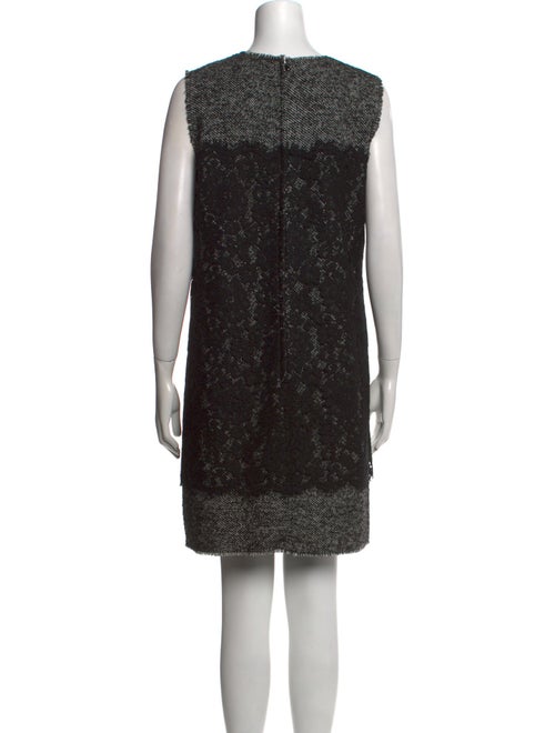 Dolce & Gabbana Crew Neck Mini Dress