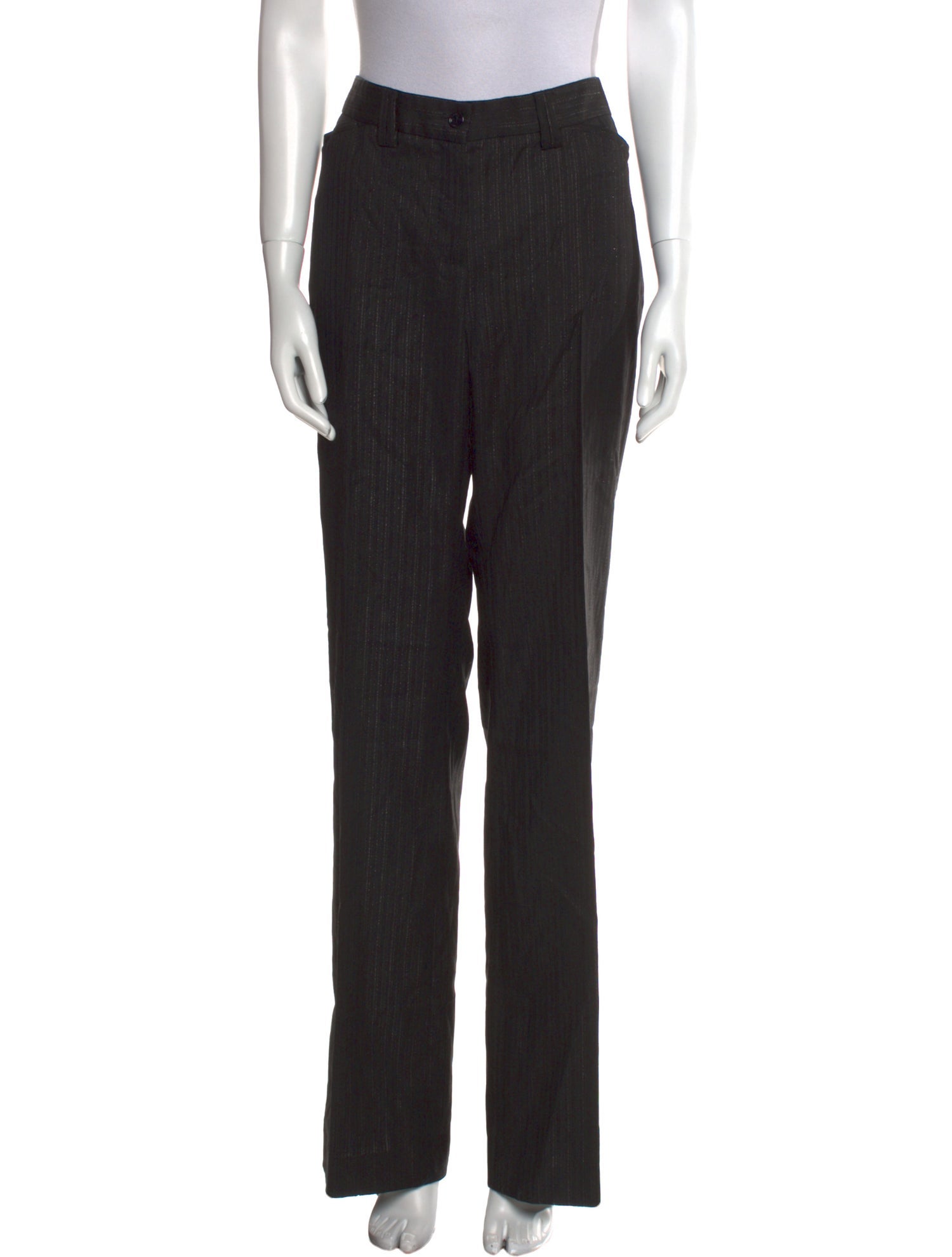 Dolce & Gabbana Virgin Wool Wide Leg Pants