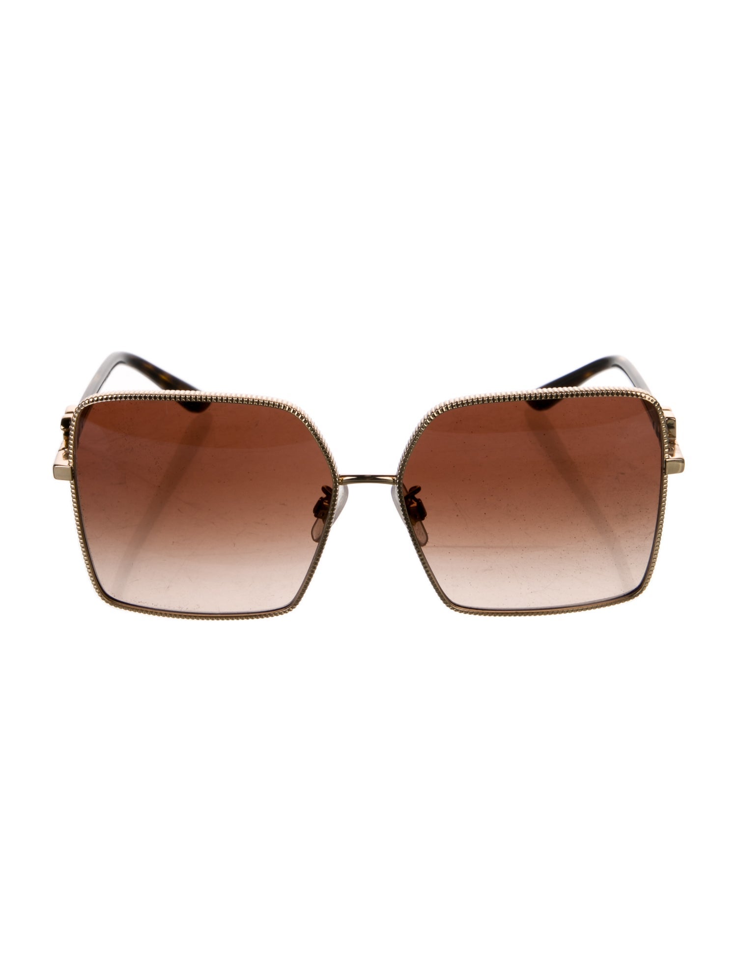Dolce & Gabbana Oversize Gradient Sunglasses