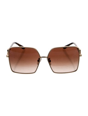 Dolce & Gabbana Oversize Gradient Sunglasses