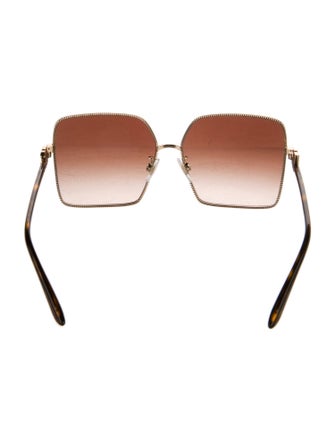 Dolce & Gabbana Oversize Gradient Sunglasses