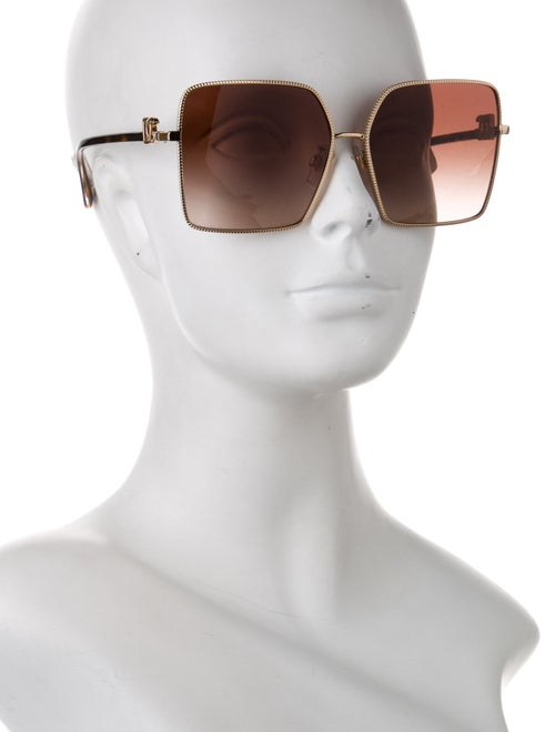 Dolce & Gabbana Oversize Gradient Sunglasses