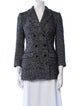 Dolce & Gabbana Tweed Pattern Blazer