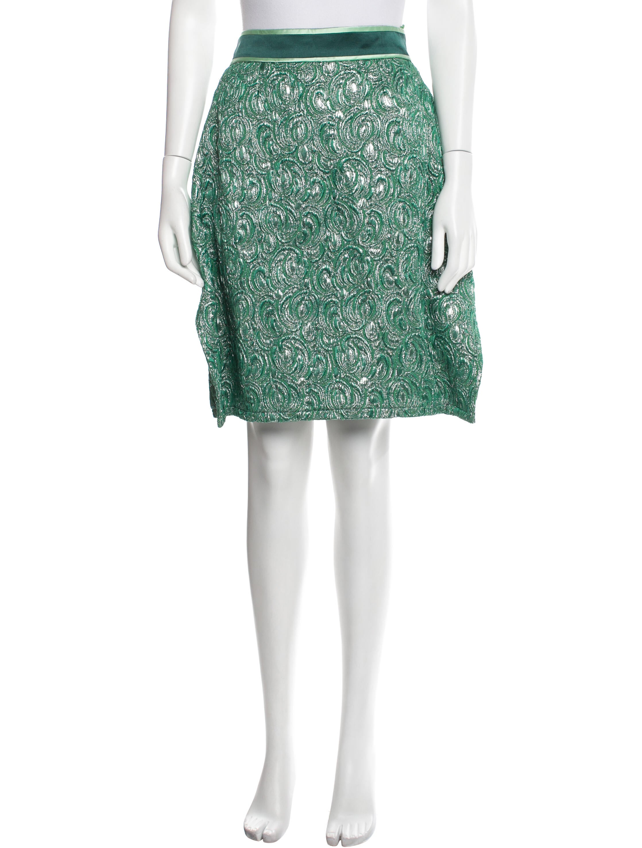 Dolce & Gabbana Printed Knee-Length Skirt