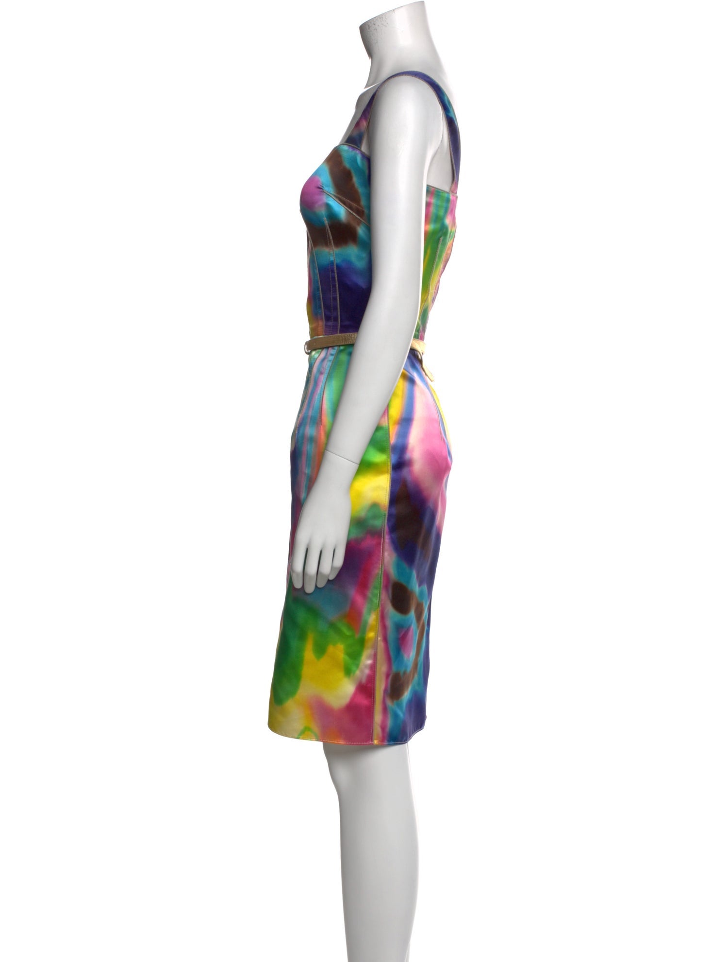 Dolce & Gabbana Silk Knee-Length Dress