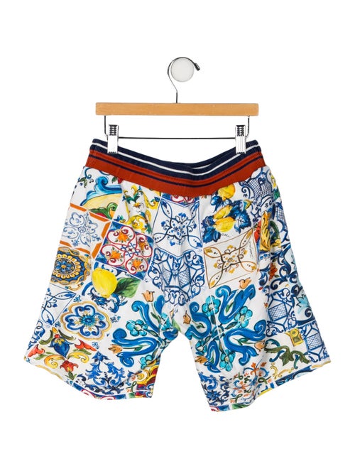 Dolce & Gabbana Printed Jogger Shorts