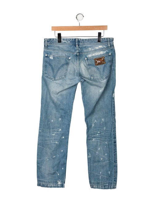 D&G Mid-Rise Straight Leg Jeans