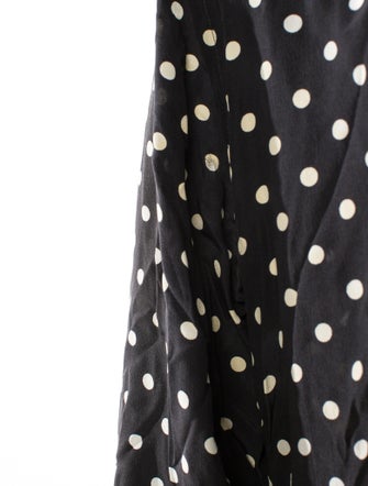Dolce & Gabbana Silk Polka Dot Print Shirt