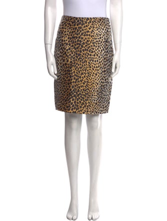 Dolce & Gabbana Silk Knee-Length Skirt