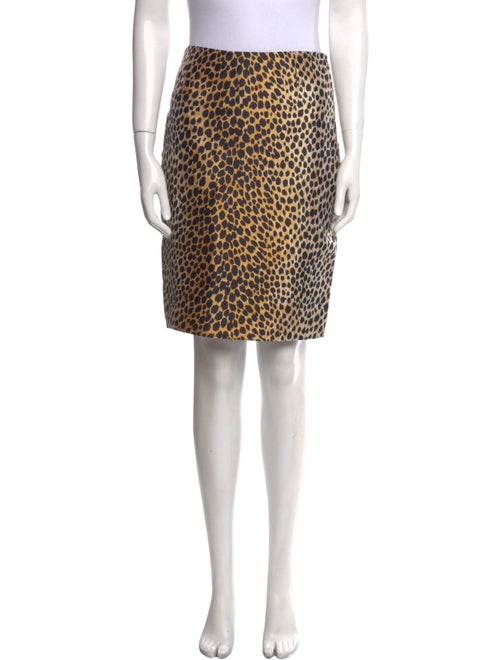 Dolce & Gabbana Silk Knee-Length Skirt