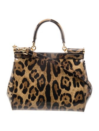 Dolce & Gabbana Patent Leather Top Handle Bag