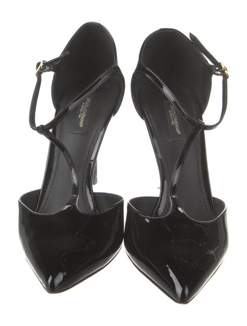 Dolce & Gabbana Patent Leather T-Strap Pumps