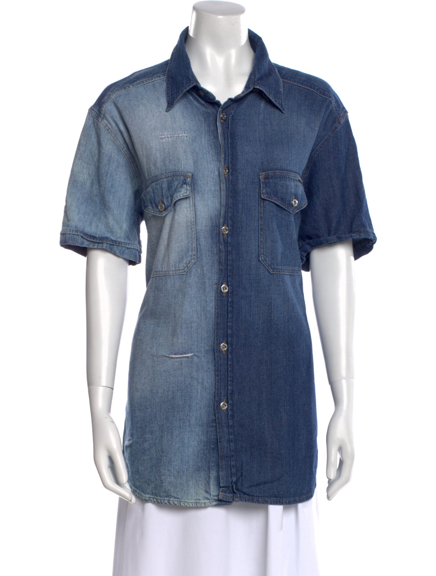 D&G Short Sleeve Denim Shirt