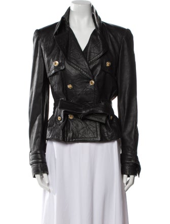 Dolce & Gabbana Leather Biker Jacket