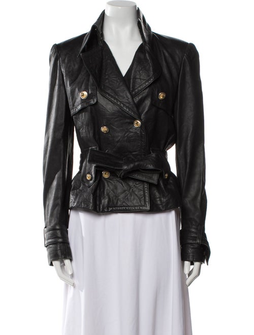 Dolce & Gabbana Leather Biker Jacket