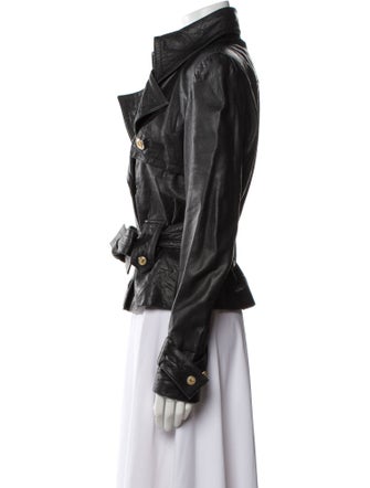 Dolce & Gabbana Leather Biker Jacket