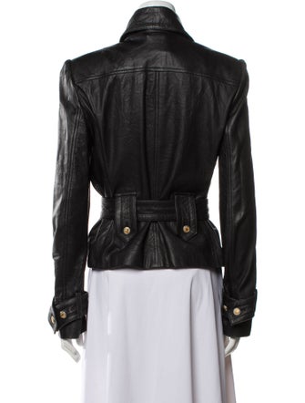 Dolce & Gabbana Leather Biker Jacket