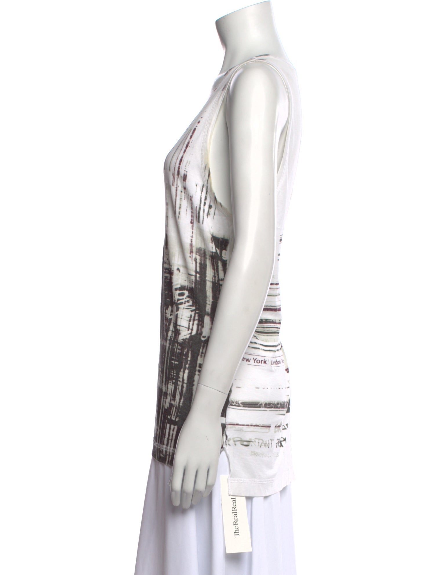 Dolce & Gabbana Graphic Print Scoop Neck Top