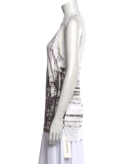 Dolce & Gabbana Graphic Print Scoop Neck Top