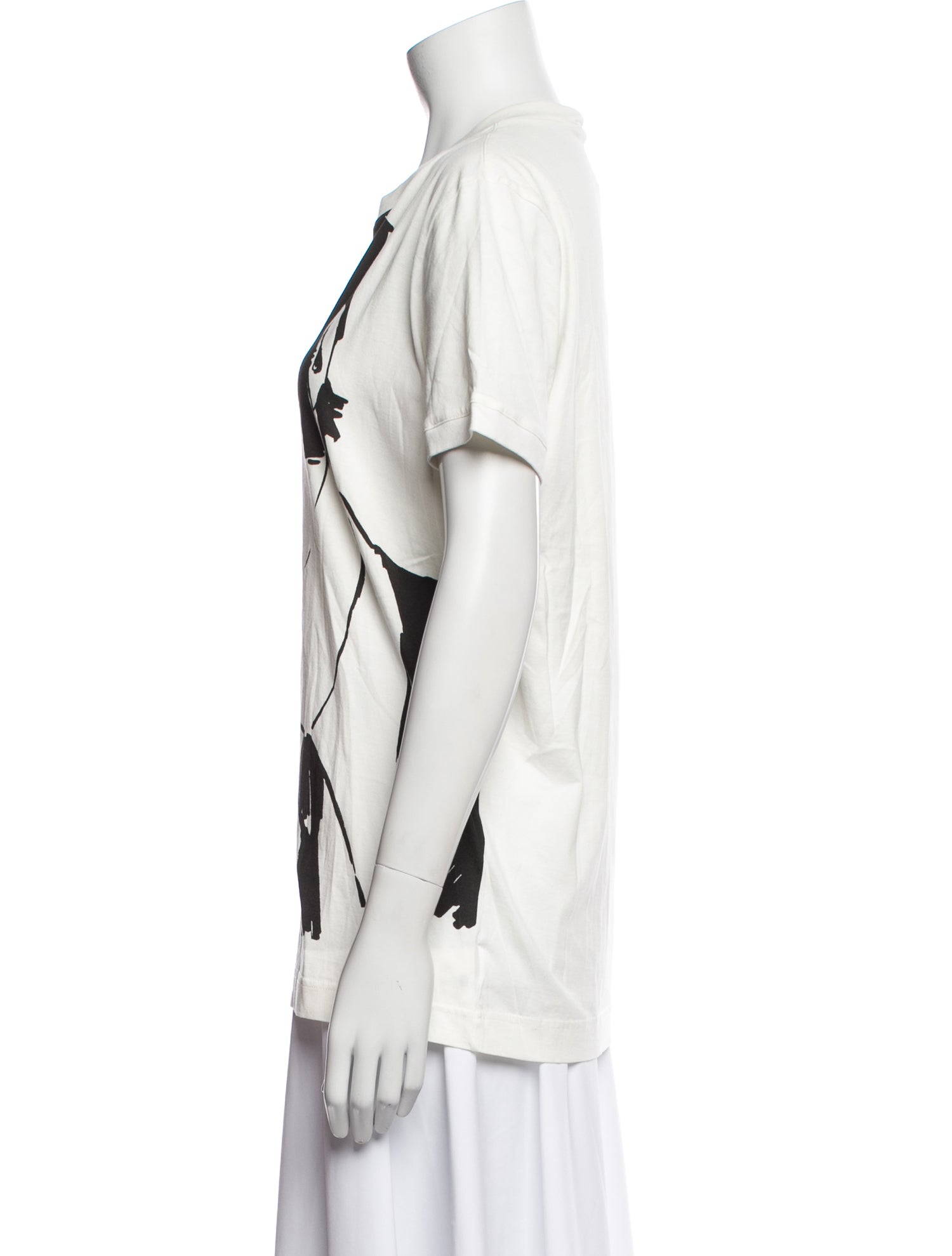 D&G Graphic Print Crew Neck T-Shirt