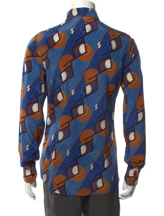 Dolce & Gabbana Silk Printed Dress Shirt