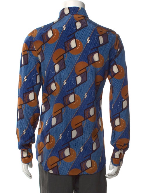 Dolce & Gabbana Silk Printed Dress Shirt
