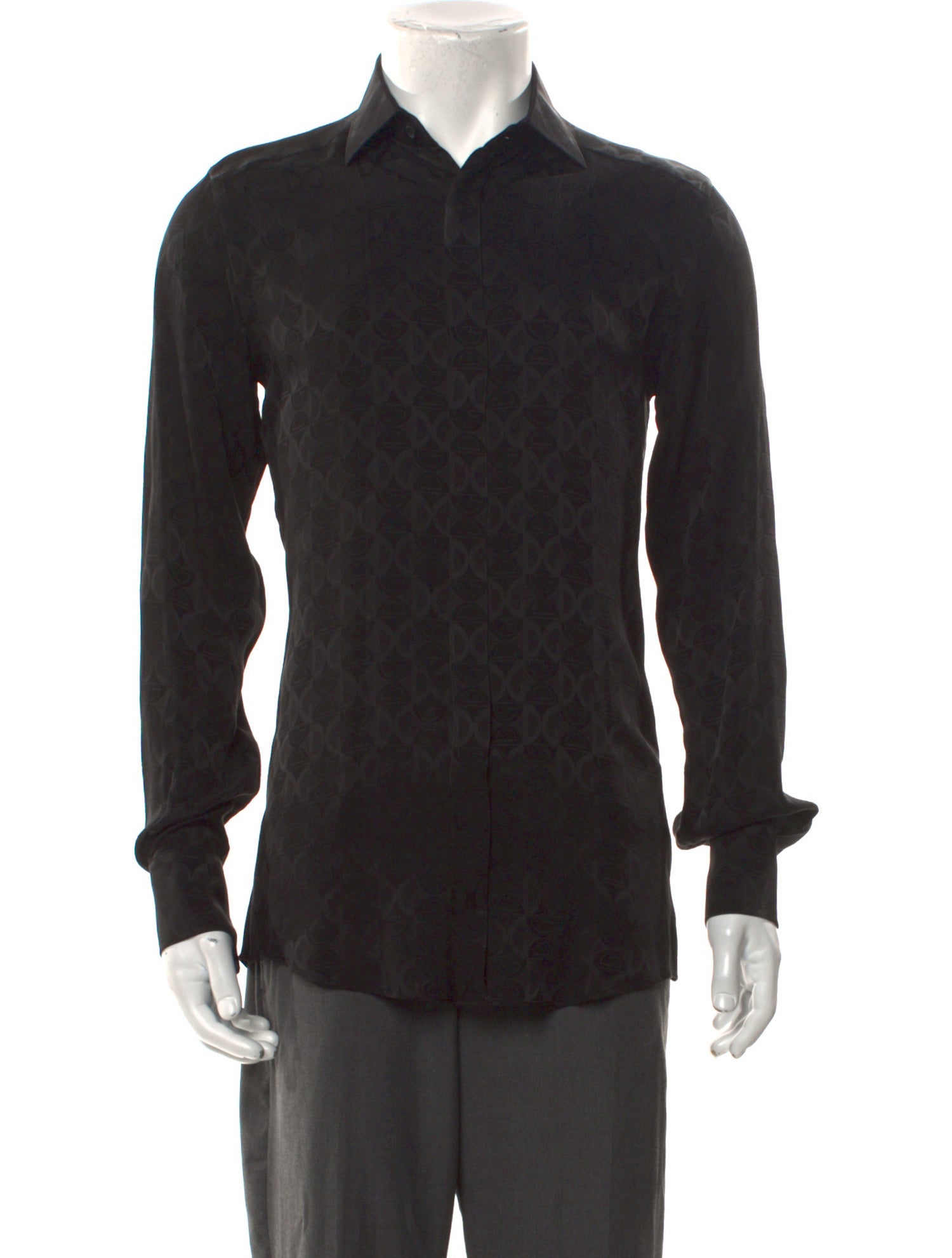 Dolce & Gabbana Silk Long Sleeve Shirt