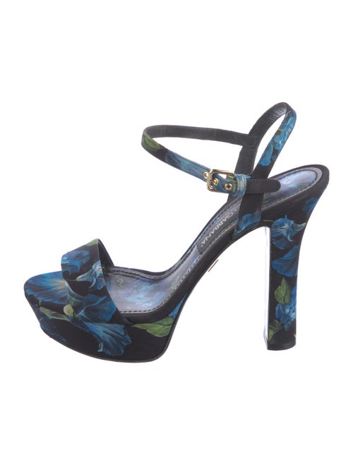 Dolce & Gabbana Floral Print Sandals