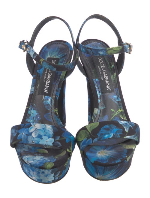 Dolce & Gabbana Floral Print Sandals