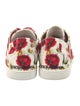 Dolce & Gabbana Canvas Floral Print Sneakers