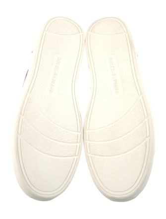 Dolce & Gabbana Canvas Floral Print Sneakers