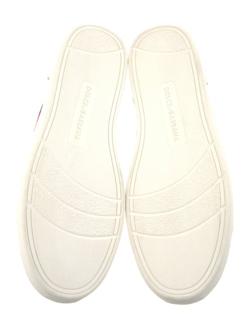 Dolce & Gabbana Canvas Floral Print Sneakers